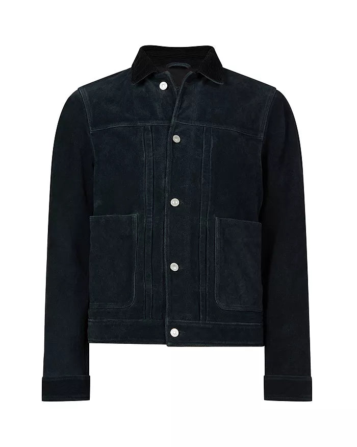 ALLSAINTS Fuse Suede Trucker Jacket image 4
