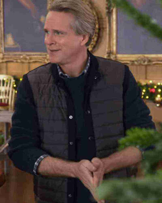 A Castle For Christmas Cary Elwes Quilted Vest image 0