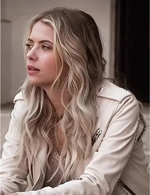 Ashley Benson Pretty Little Liars Studded Leather Jacket image 0