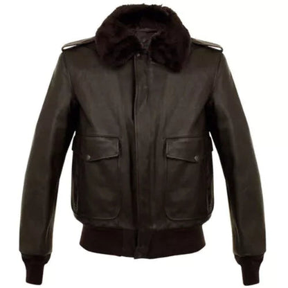 A2 Bomber Flight Genuine Real Leather Jacket image 0