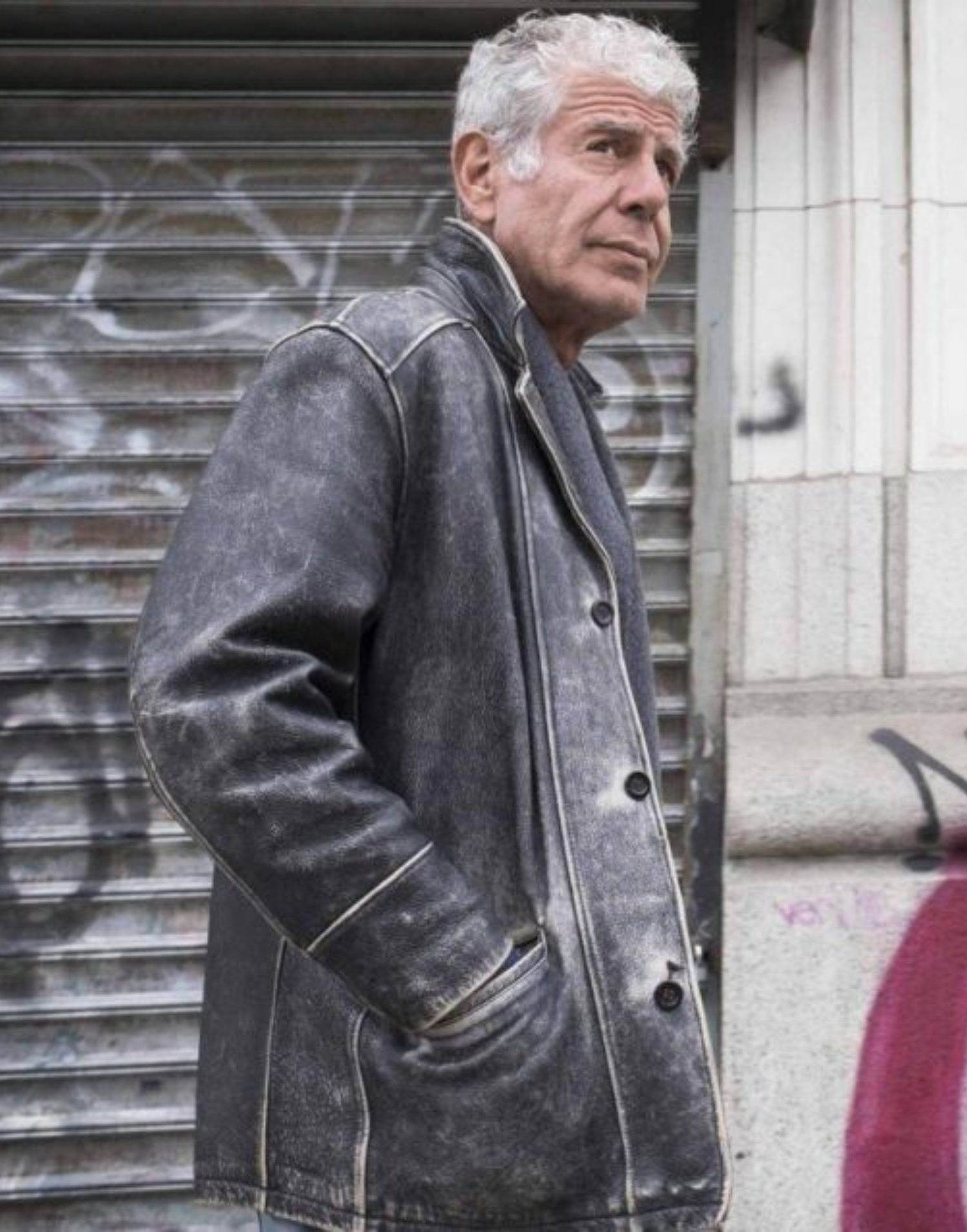 Anthony Bourdain Leather Jacket image 2