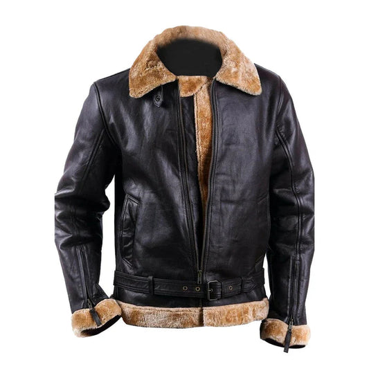 Men's B3 Faux Shearling Sword Premium Leather Jacket image 0