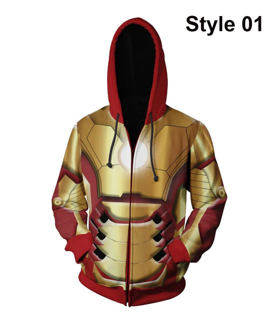 Avengers 4 Endgame Iron Man 3D Hoodie image 0