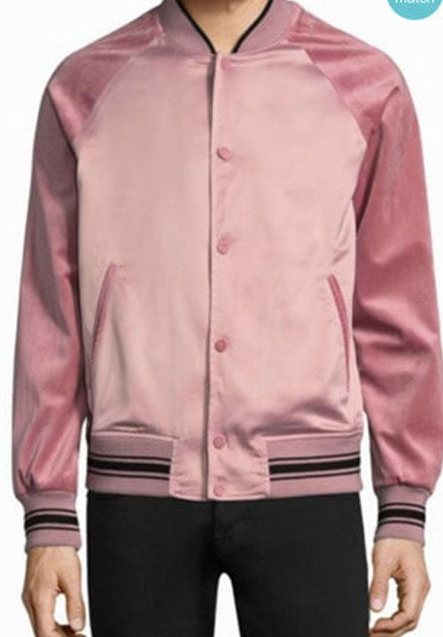 Andre 'Dre' Johnson Black-ish Pink Bomber Jacket image 0