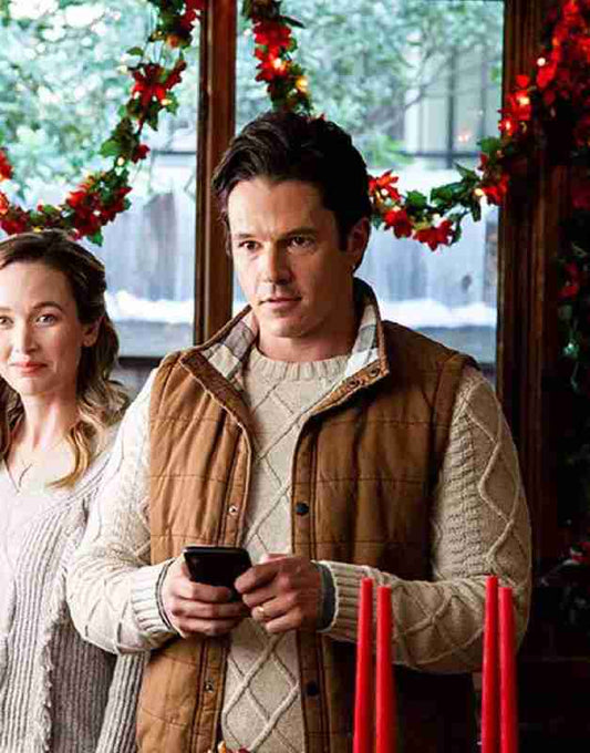 A Very Charming Christmas Town Jon Prescott Vest image 0
