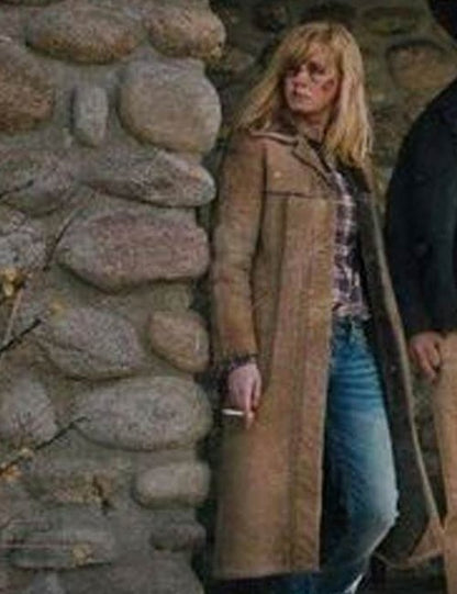 Yellowstone Beth Dutton Leather Coat image 0