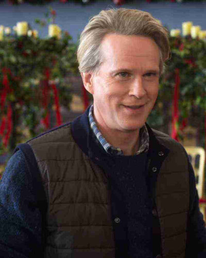 A Castle For Christmas Cary Elwes Quilted Vest image 1