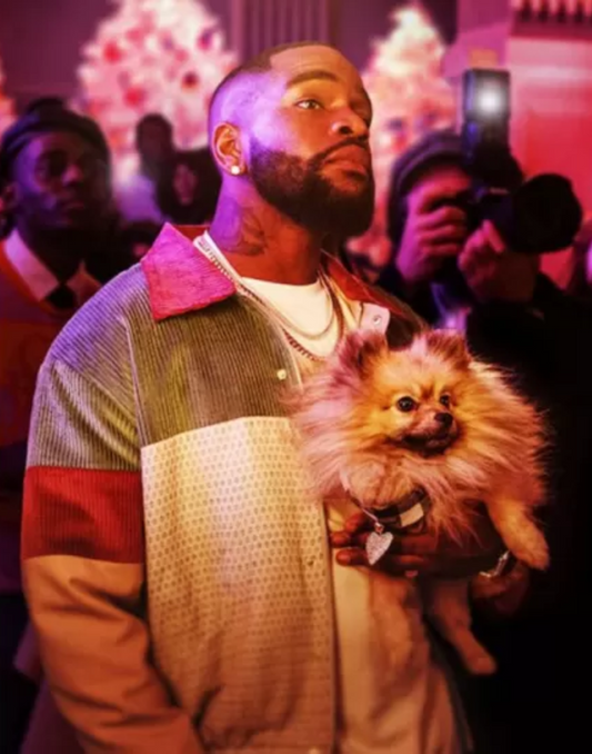 Tri-color Christmas Flow 2021 Tayc Bomber Jacket image 0