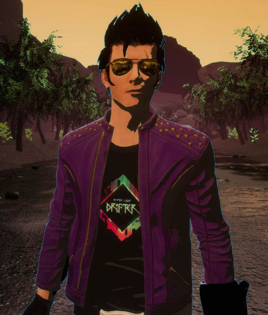 Travis Strikes Again No More Heroes Leather Jacket image 0