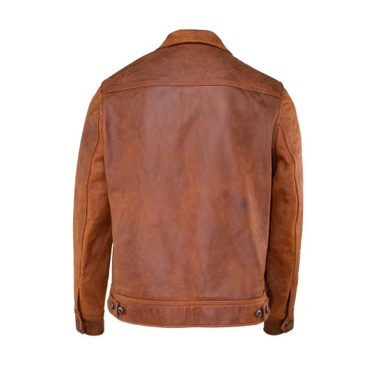 Men's Apex Brown Leather Jacket image 1