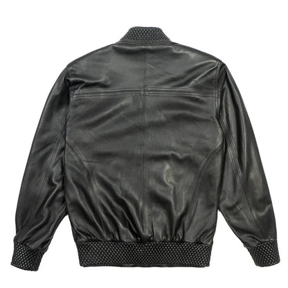 Men's Basic Black Leather jacket image 1