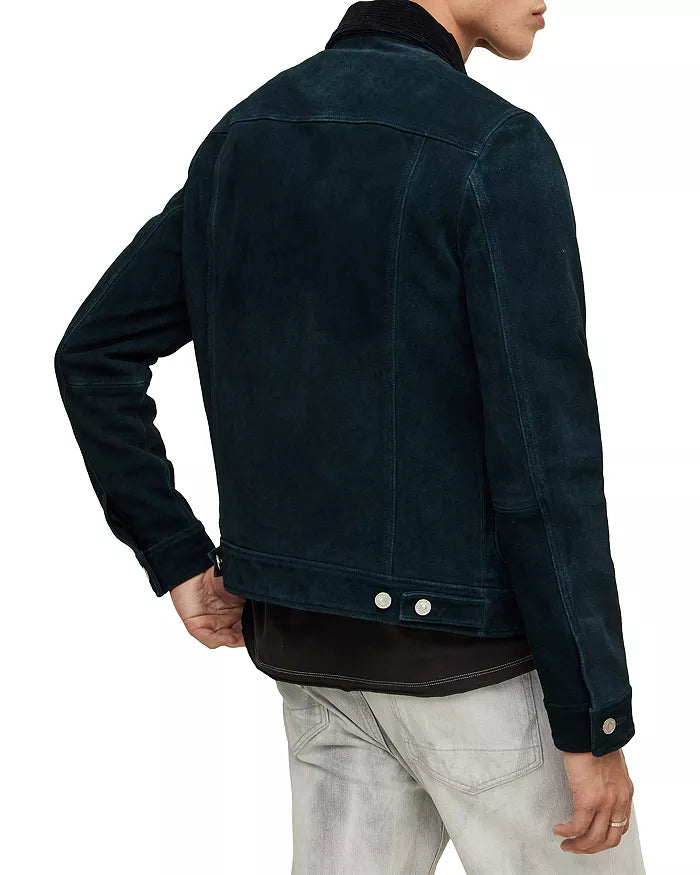 ALLSAINTS Fuse Suede Trucker Jacket image 2